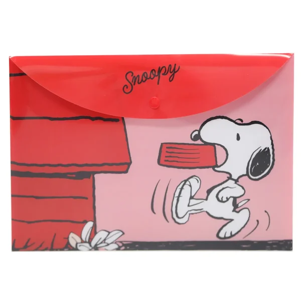 SOBRE A4 CON BOTON SNOOPY  MOOVING - Imagen 1
