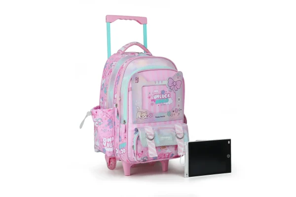 170424 MOCHILA CARRO 17 PULGADAS PAINT ROSA CHIMOLA - Imagen 1