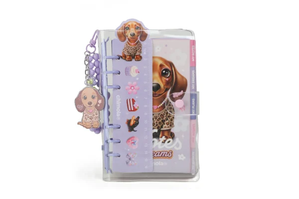 LIBRETA CON CHARM DOG   CHIMOLA - Imagen 1