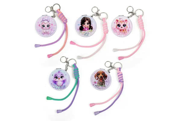 170545 LLAVERO CON ESPEJO VARIOS PERSONAJES CHIMOLA - Imagen 1