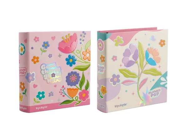 CARPETA 3X40 FLOWER POP    TRIPULANTE - Imagen 1