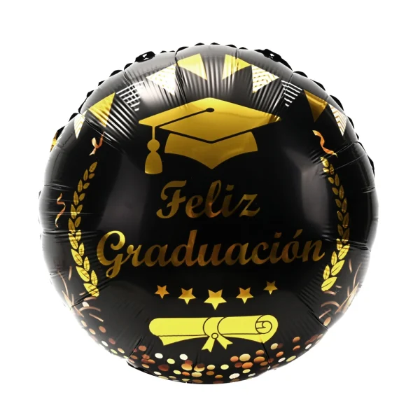 170693 GLOBO DE FOIL FELIZ GRADUACION 18 PULGADAS CADENACCI - Imagen 1
