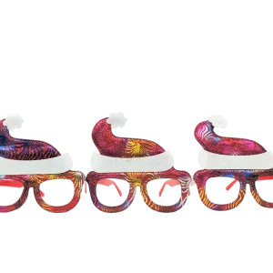 LENTES DE NAVIDAD MODELO 02  MULTICOLOR