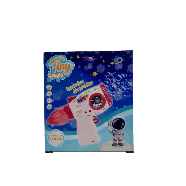 167571 BURBUJERO PISTOLA ASTRONAUTA A PILA TINY - Imagen 1