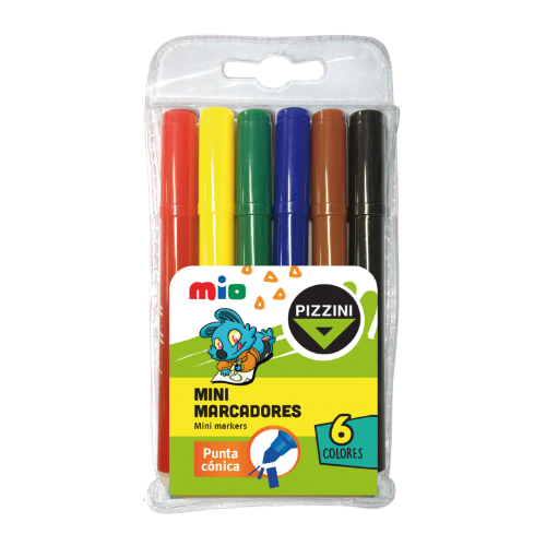 MARCADOR MIO X 6 UNIDADES PIZZINI