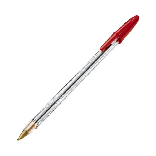 BOLIGRAFO CRISTAL DURA + 1 MM ROJO X UNIDAD BIC