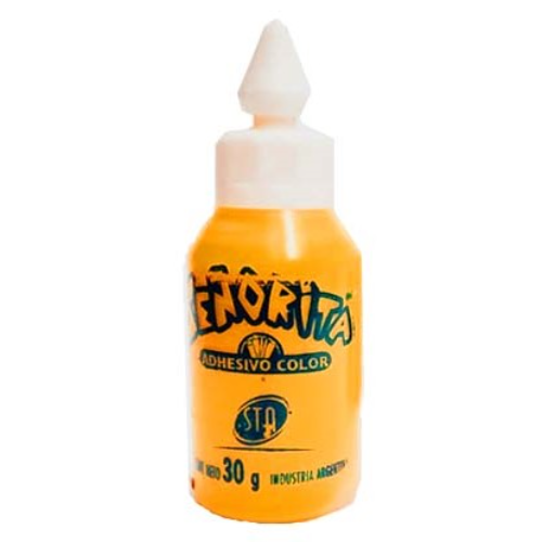 104377 ADHESIVO NARANJA FLUOR X 30 G X UNIDAD - Imagen 1