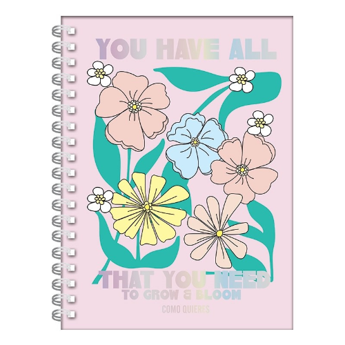 108106 CUADERNO 16X21 TAPA DURA COMO QUIERES X 48 HOJAS - Imagen 1