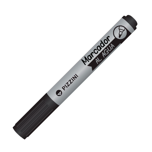 108270 MARCADOR AL AGUA NEGRO PIZZINI - Imagen 1