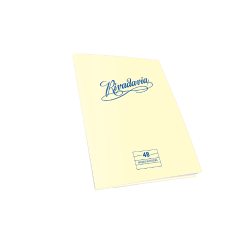CUADERNO 16X21 TAPA FLEXIBLE TRADICIONAL X 48 HOJAS RAYADAS RIVADAVIA
