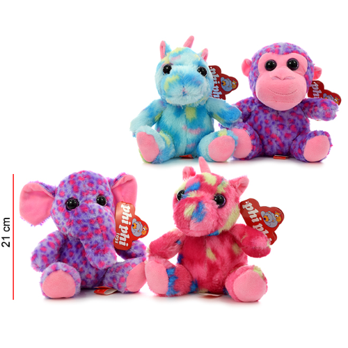 113529 PELUCHE DE ANIMAL CON OJOS DE VIDRIOS 20CM DSC - Imagen 1