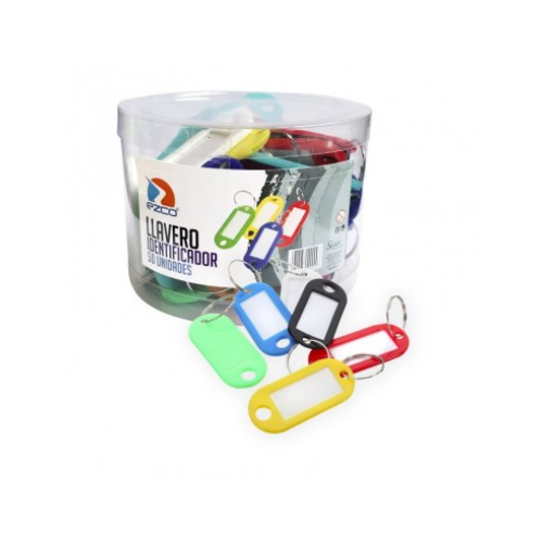 113764 LLAVERO PLASTICO IDENTIFICADOR X UNIDAD - Imagen 1