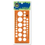 PLANTILLA CIRCULOS DE 1 A 34 MM PIZZINI