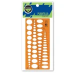 PLANTILLA ELIPSES 1 -25º 35º 45º 60º PIZZINI - Imagen 2