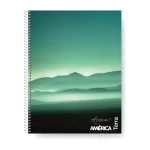CUADERNO 29.7 CON ESPIRAL TERRA X 80 HOJAS RAYADAS AMERICA