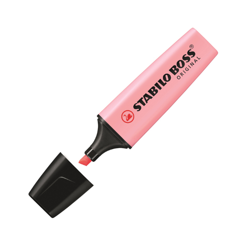 115181 RESALTADOR BOSS PASTEL ROSA X UNIDAD - Imagen 1