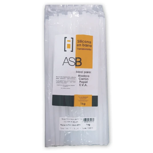 115803 BARRA SILICONA GRUESA 1KG UNIDAD ASB - Imagen 1