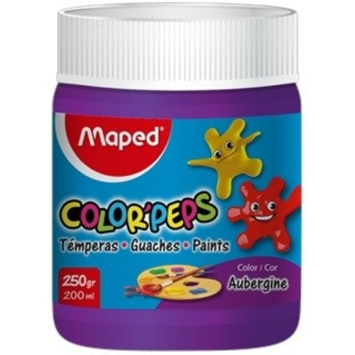 116730 TEMPERA POTE VIOLETA BERENJENA X 200 ML/250 GR MAPED - Imagen 1