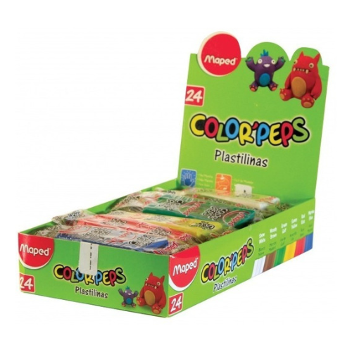 116758 PLASTILINA SURTIDAS X 24 UNIDADES X 30 GR - Imagen 1