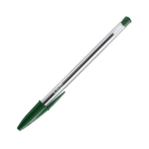 BOLIGRAFO CRISTAL DURA + 1 MM VERDE X UNIDAD BIC