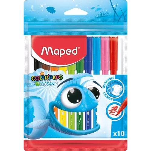 MARCADOR OCEAN X 10 UNIDADES MAPED