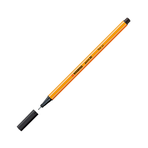 117183 MICROFIBRA POINT 88 NEGRO 46 - Imagen 1