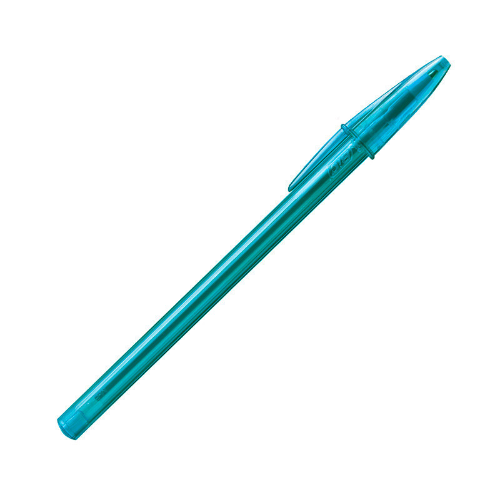 BOLIGRAFO CRISTAL FASHION 1.2 TURQUESA X UNIDAD BIC