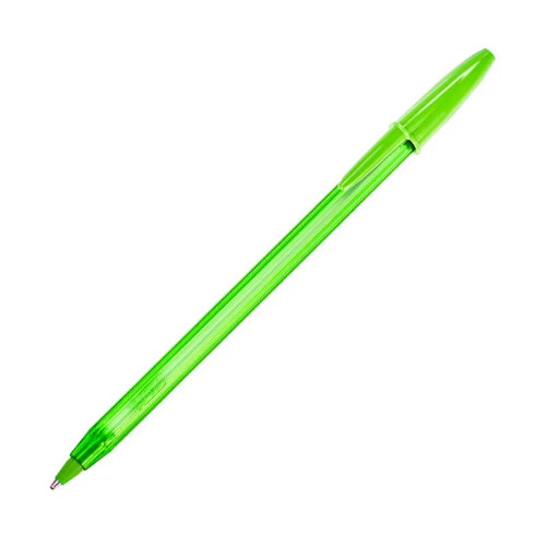 BOLIGRAFO CRISTAL FASHION 1.2 VERDE LIMA X UNIDAD BIC