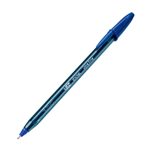 BOLIGRAFO CRISTAL PRECISION Y SUAVIDAD 07 ULTRAFINO AZUL X UNIDAD BIC