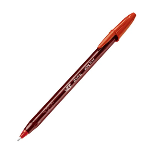 117749 BOLIGRAFO CRISTAL PRECISION Y SUAVIDAD 07 ULTRA FINO ROJO X UNIDAD BIC - Imagen 1