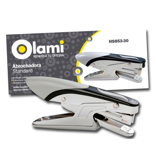 ABROCHADORA 26/6 PINZA HASTA 20 HOJAS OLAMI