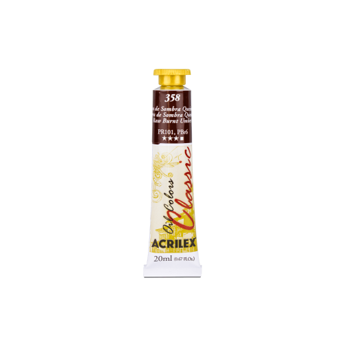 OLEOS CLASICOS X 20 ML TIERRA DE SOMBRA QUEMADA ACRILEX