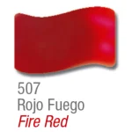 BARNIZ VITRAL X 37 ML ROJO FUEGO ACRILEX - Imagen 2