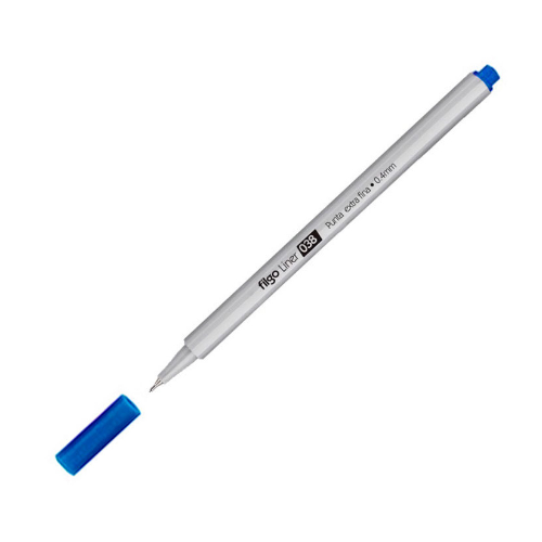 MICROFIBRA LINER 038 0.4 AZUL X UNIDAD FILGO