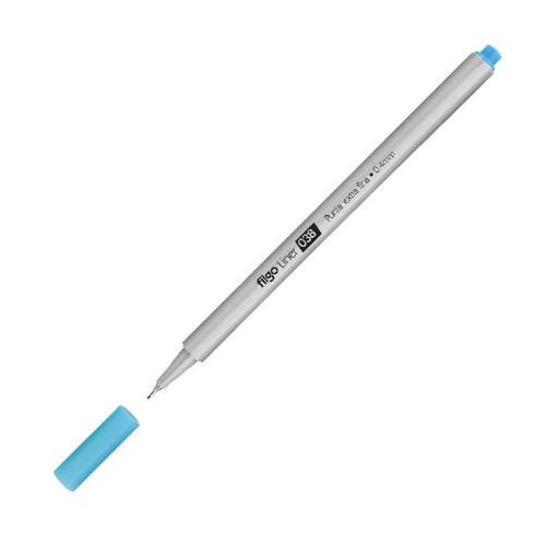 MICROFIBRA LINER 038 0.4 CELESTE X UNIDAD FILGO