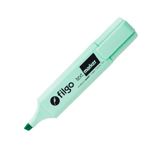 RESALTADOR PASTEL VERDE TEXT MARKER FILGO