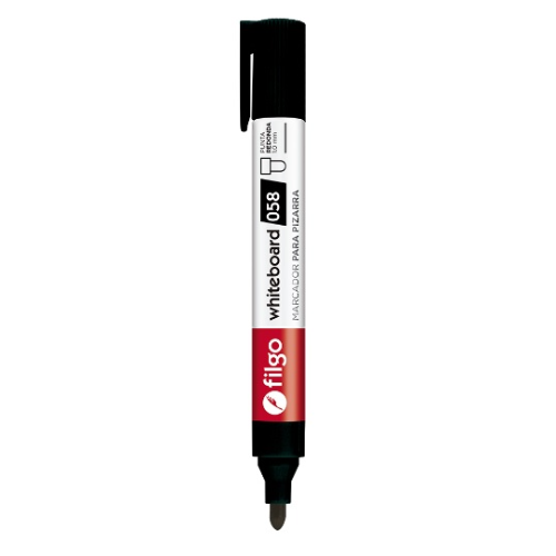 MARCADOR PARA PIZARRA 058 NEGRO X UNIDAD FILGO