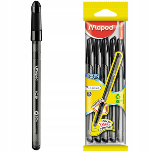 126484 BOLIGRAFO CAP GREEN ICE X 4 UNIDADES NEGRO DSC - Imagen 1