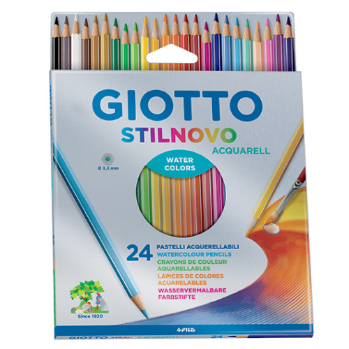 LAPIZ COLOR X 24 UNIDADES LARGOS STILNOVO GIOTTO
