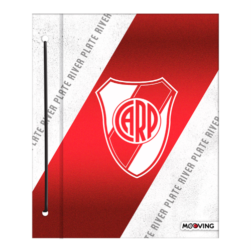 128771 CARPETA N°3 CON CORDON RIVER PLATE MOOVING - Imagen 1