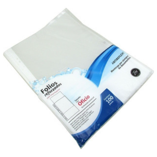 129030 FOLIO OFICIO REFORZADO X 10 UNIDADES FW - Imagen 1