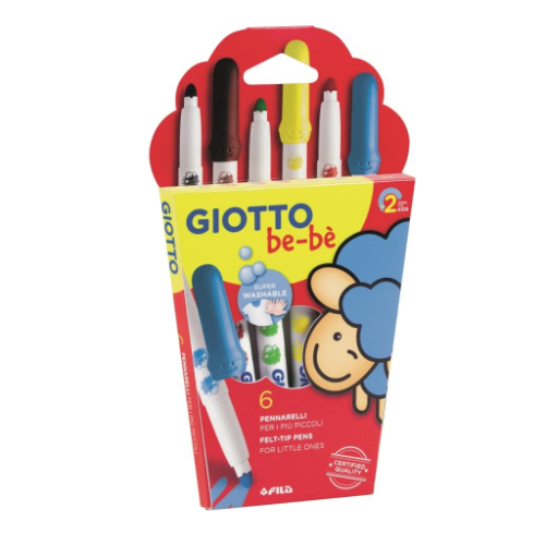 MARCADOR X 6 COLORES GIOTTO