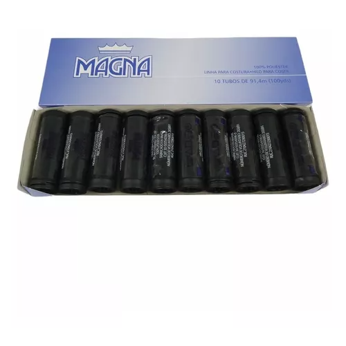 129928 HILO NEGRO X 10 UNIDADES MAGNA - Imagen 1