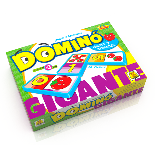 130567 JUEGOS DOMINO GIGANTE Nº Y CANT - Imagen 1