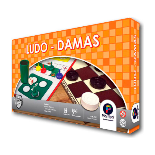 130613 JUEGOS ROYAL LUDO Y DAMA PLASTIGAL - Imagen 1