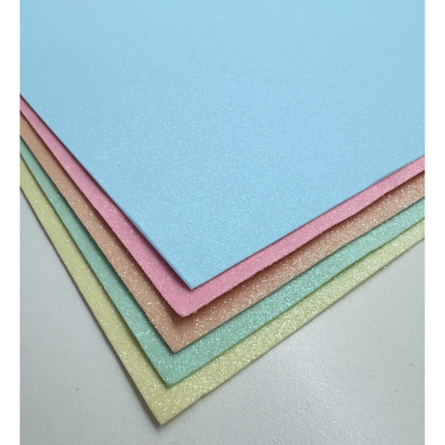 132203 GOMA EVA GLITTER PASTEL 60X40ASB ASB - Imagen 1