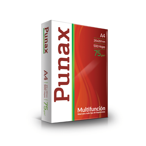 132393 RESMA A4 75 GR PUNAX - Imagen 1