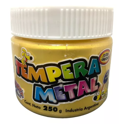 132909 TEMPERA POTE DORADO METAL X 250 GR - Imagen 1