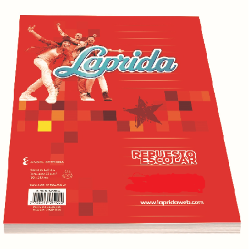 133999 REPUESTO N°3 X 24 HOJAS CUADRICULADO - LAPRIDA - Imagen 1