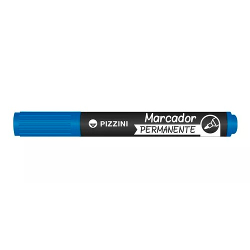 134940 MARCADOR PERMANENTE PUNTA REDONDA AZUL PIZZINI - Imagen 1